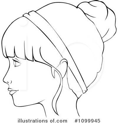 Royalty-Free (RF) Face Clipart Illustration by Melisende Vector - Stock Sample #1099945