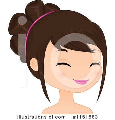 Royalty-Free (RF) Face Clipart Illustration by Melisende Vector - Stock Sample #1151883