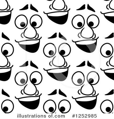Royalty-Free (RF) Face Clipart Illustration by Vector Tradition SM - Stock Sample #1252985