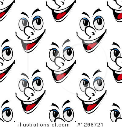 Royalty-Free (RF) Face Clipart Illustration by Vector Tradition SM - Stock Sample #1268721