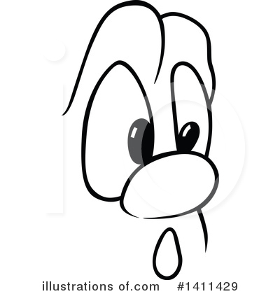 Royalty-Free (RF) Face Clipart Illustration by dero - Stock Sample #1411429