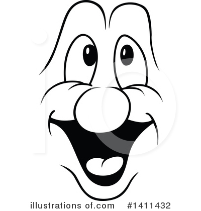 Royalty-Free (RF) Face Clipart Illustration by dero - Stock Sample #1411432