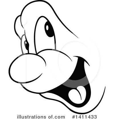 Royalty-Free (RF) Face Clipart Illustration by dero - Stock Sample #1411433