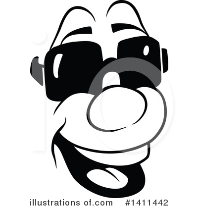Royalty-Free (RF) Face Clipart Illustration by dero - Stock Sample #1411442