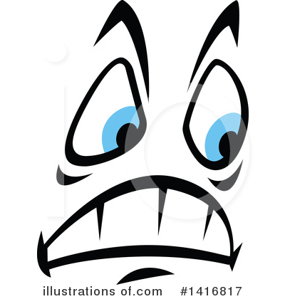 Royalty-Free (RF) Face Clipart Illustration by Vector Tradition SM - Stock Sample #1416817