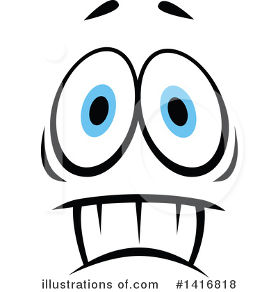 Royalty-Free (RF) Face Clipart Illustration by Vector Tradition SM - Stock Sample #1416818