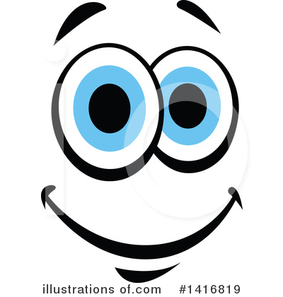 Royalty-Free (RF) Face Clipart Illustration by Vector Tradition SM - Stock Sample #1416819