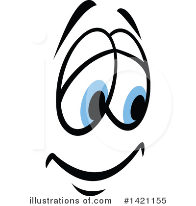Royalty-Free (RF) Face Clipart Illustration by Vector Tradition SM - Stock Sample #1421155