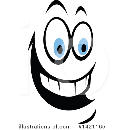 Royalty-Free (RF) Face Clipart Illustration by Vector Tradition SM - Stock Sample #1421165