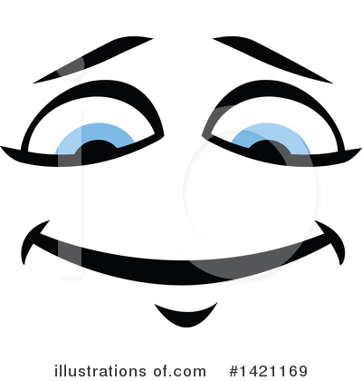 Royalty-Free (RF) Face Clipart Illustration by Vector Tradition SM - Stock Sample #1421169