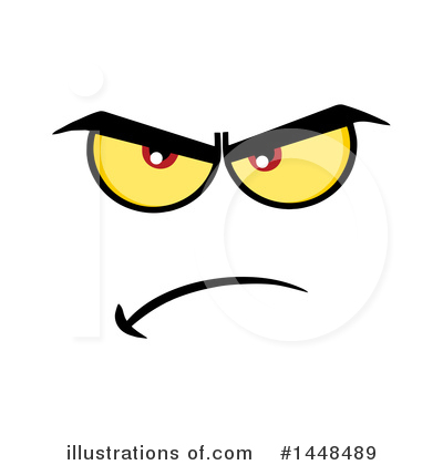 Royalty-Free (RF) Face Clipart Illustration by Hit Toon - Stock Sample #1448489