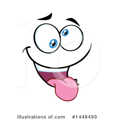 Royalty-Free (RF) Face Clipart Illustration by Hit Toon - Stock Sample #1448499