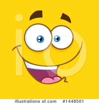 Royalty-Free (RF) Face Clipart Illustration by Hit Toon - Stock Sample #1448501