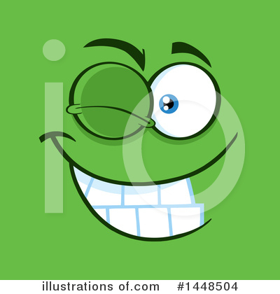 Royalty-Free (RF) Face Clipart Illustration by Hit Toon - Stock Sample #1448504