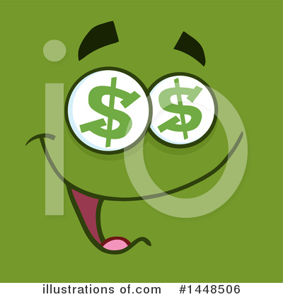 Royalty-Free (RF) Face Clipart Illustration by Hit Toon - Stock Sample #1448506