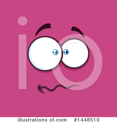 Royalty-Free (RF) Face Clipart Illustration by Hit Toon - Stock Sample #1448510