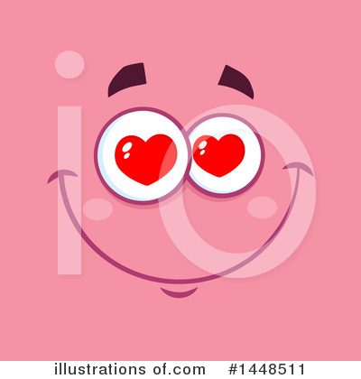 Royalty-Free (RF) Face Clipart Illustration by Hit Toon - Stock Sample #1448511