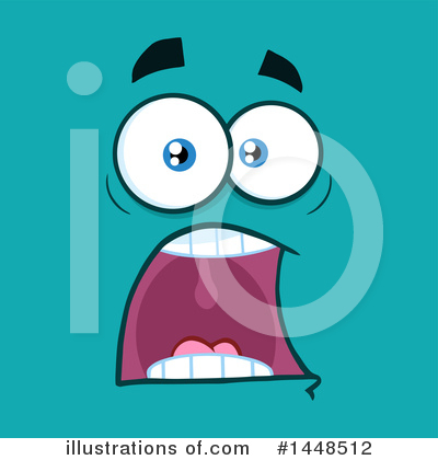 Royalty-Free (RF) Face Clipart Illustration by Hit Toon - Stock Sample #1448512