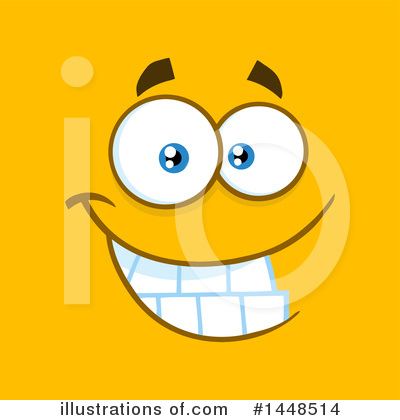 Royalty-Free (RF) Face Clipart Illustration by Hit Toon - Stock Sample #1448514