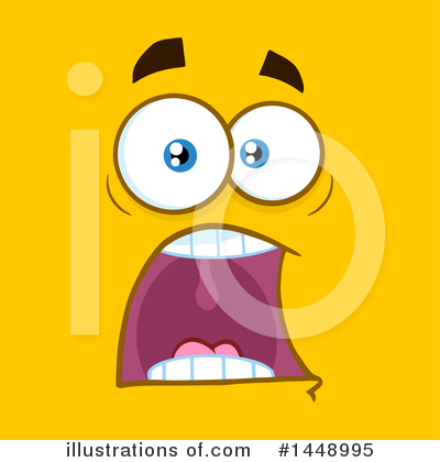Royalty-Free (RF) Face Clipart Illustration by Hit Toon - Stock Sample #1448995