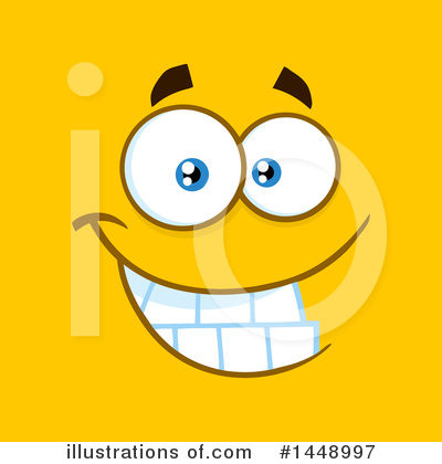 Royalty-Free (RF) Face Clipart Illustration by Hit Toon - Stock Sample #1448997