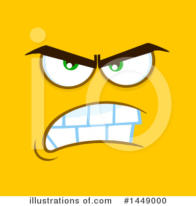Royalty-Free (RF) Face Clipart Illustration by Hit Toon - Stock Sample #1449000