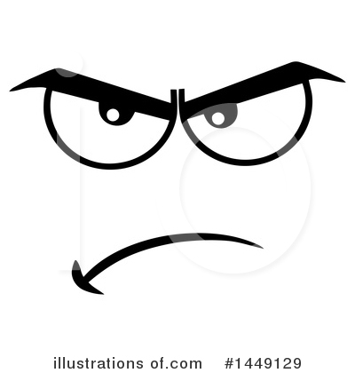 Royalty-Free (RF) Face Clipart Illustration by Hit Toon - Stock Sample #1449129
