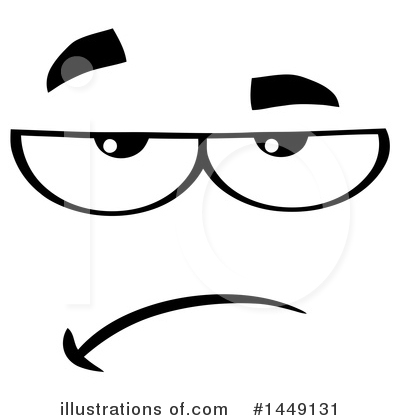 Royalty-Free (RF) Face Clipart Illustration by Hit Toon - Stock Sample #1449131
