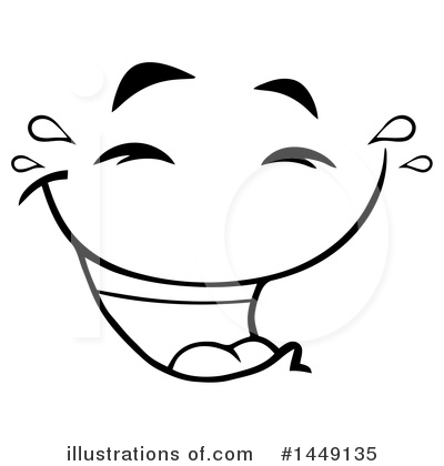 Royalty-Free (RF) Face Clipart Illustration by Hit Toon - Stock Sample #1449135