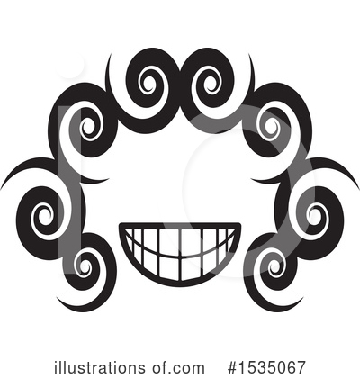 Royalty-Free (RF) Face Clipart Illustration by Lal Perera - Stock Sample #1535067