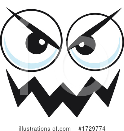 Royalty-Free (RF) Face Clipart Illustration by Vector Tradition SM - Stock Sample #1729774