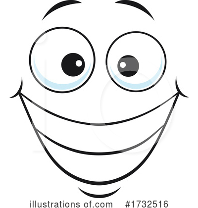 Royalty-Free (RF) Face Clipart Illustration by Vector Tradition SM - Stock Sample #1732516