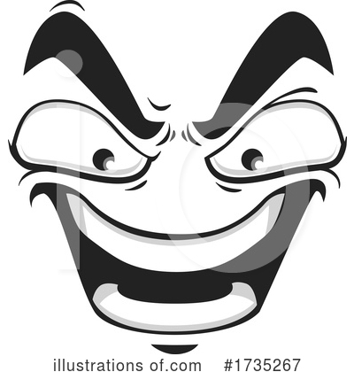 Royalty-Free (RF) Face Clipart Illustration by Vector Tradition SM - Stock Sample #1735267