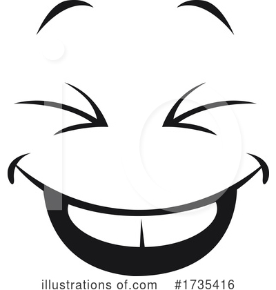 Royalty-Free (RF) Face Clipart Illustration by Vector Tradition SM - Stock Sample #1735416