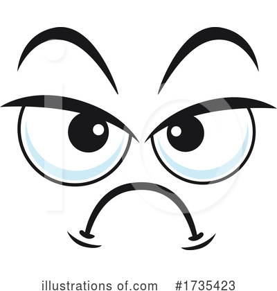 Royalty-Free (RF) Face Clipart Illustration by Vector Tradition SM - Stock Sample #1735423