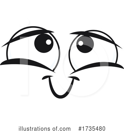 Royalty-Free (RF) Face Clipart Illustration by Vector Tradition SM - Stock Sample #1735480