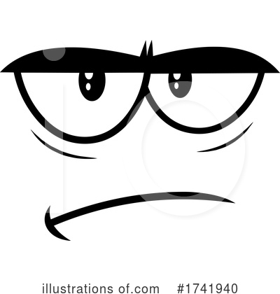 Royalty-Free (RF) Face Clipart Illustration by Hit Toon - Stock Sample #1741940