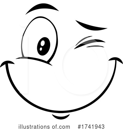 Royalty-Free (RF) Face Clipart Illustration by Hit Toon - Stock Sample #1741943