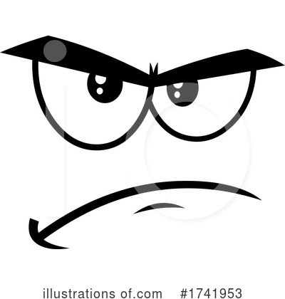 Royalty-Free (RF) Face Clipart Illustration by Hit Toon - Stock Sample #1741953