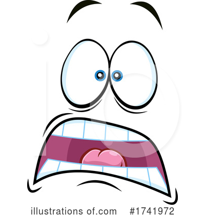 Royalty-Free (RF) Face Clipart Illustration by Hit Toon - Stock Sample #1741972