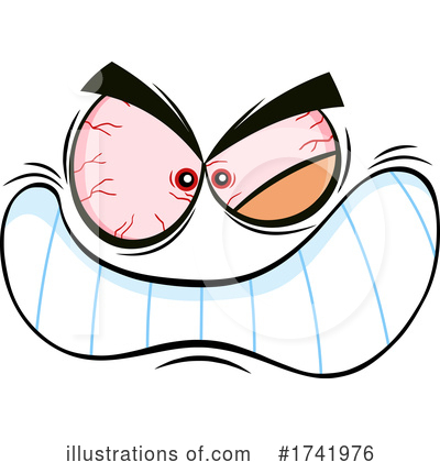 Royalty-Free (RF) Face Clipart Illustration by Hit Toon - Stock Sample #1741976