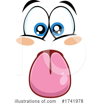 Royalty-Free (RF) Face Clipart Illustration by Hit Toon - Stock Sample #1741978