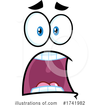 Royalty-Free (RF) Face Clipart Illustration by Hit Toon - Stock Sample #1741982
