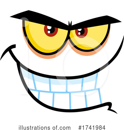 Royalty-Free (RF) Face Clipart Illustration by Hit Toon - Stock Sample #1741984