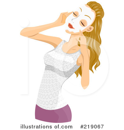 Royalty-Free (RF) Face Cream Clipart Illustration by BNP Design Studio - Stock Sample #219067