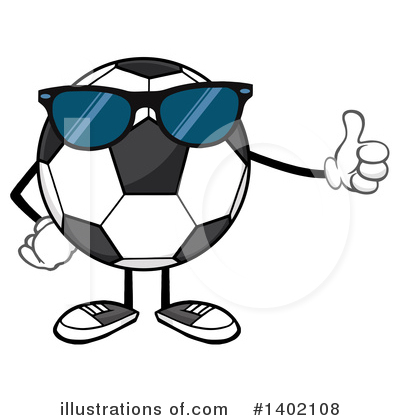 Faceless Soccer Ball Clipart #1402108 by Hit Toon