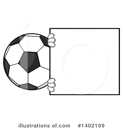 Faceless Soccer Ball Clipart #1402109 by Hit Toon