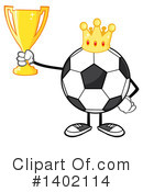 Faceless Soccer Ball Clipart #1402114 by Hit Toon