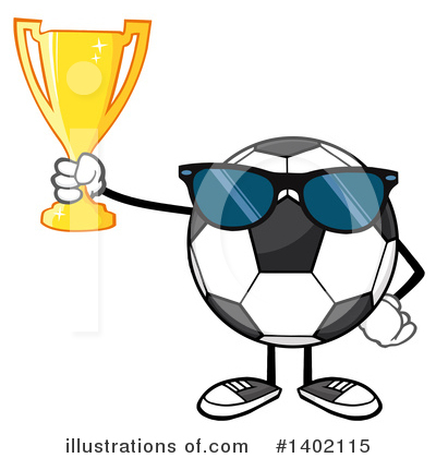 Faceless Soccer Ball Clipart #1402115 by Hit Toon