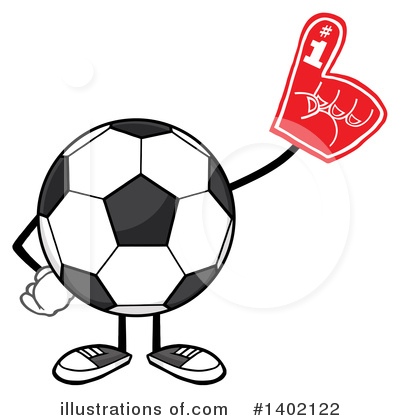 Faceless Soccer Ball Clipart #1402122 by Hit Toon